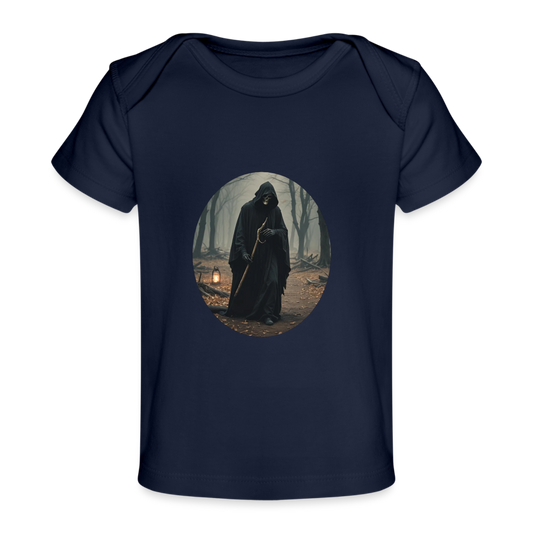 LONELY GRIM REAPER - BABY T-SHIRT - dark navy