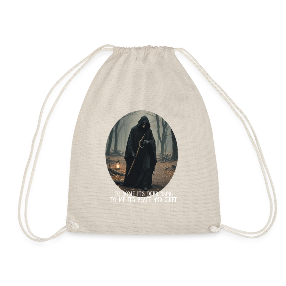 LONELY GRIM REAPER - DRAW STRING BAG - nature