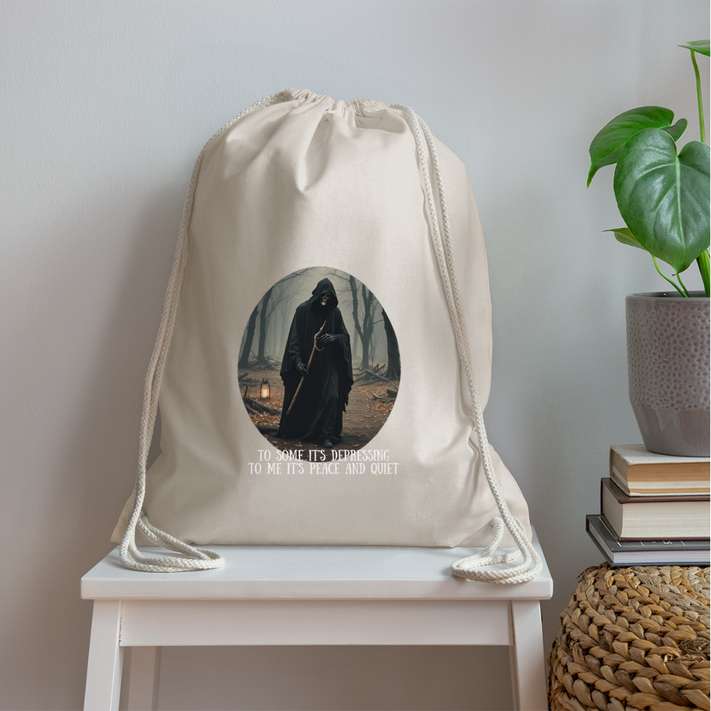 LONELY GRIM REAPER - DRAW STRING BAG - nature