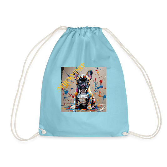 MUCKYPUUP - DRAW STRING BAG - aqua