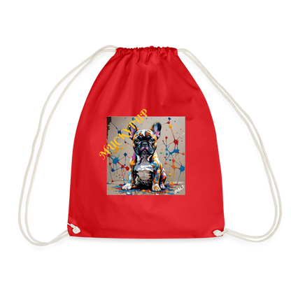 MUCKYPUUP - DRAW STRING BAG - red