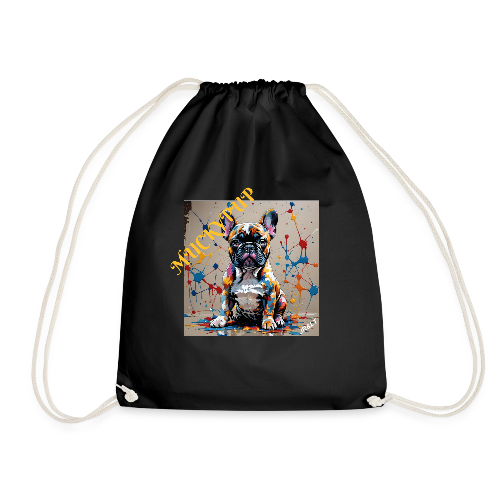 MUCKYPUUP - DRAW STRING BAG - black