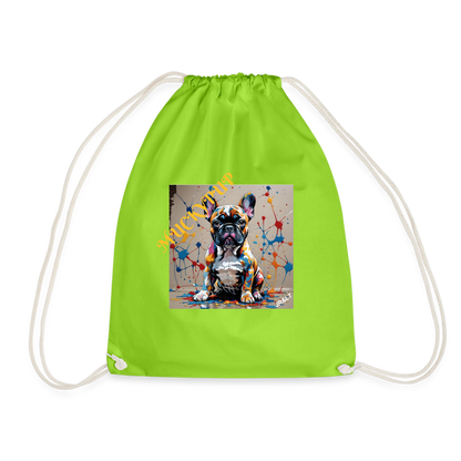 MUCKYPUUP - DRAW STRING BAG - neon green