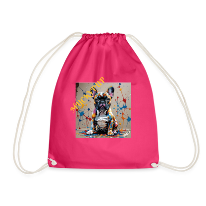 MUCKYPUUP - DRAW STRING BAG - fuchsia