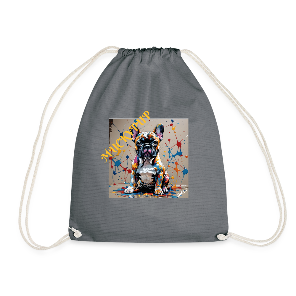 MUCKYPUUP - DRAW STRING BAG - grey