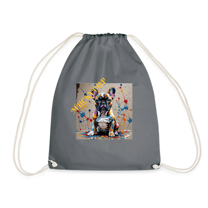 MUCKYPUUP - DRAW STRING BAG - grey