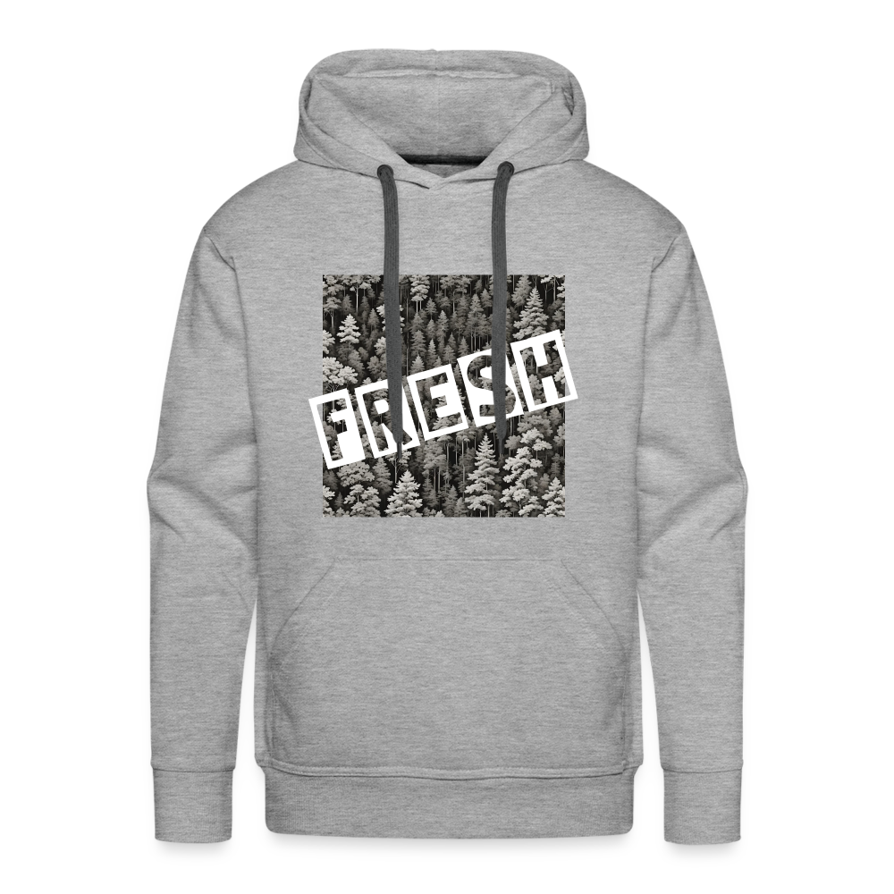 FRESH - MEN'S HOODIE - heather grey