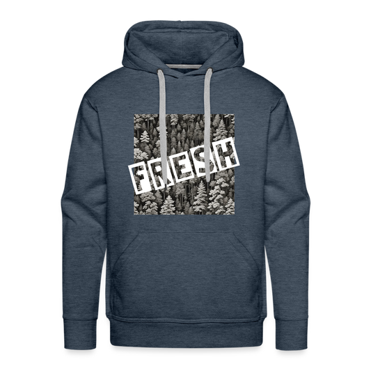 FRESH - MEN'S HOODIE - heather denim