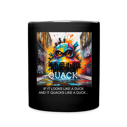 QUACK!! MUG - black