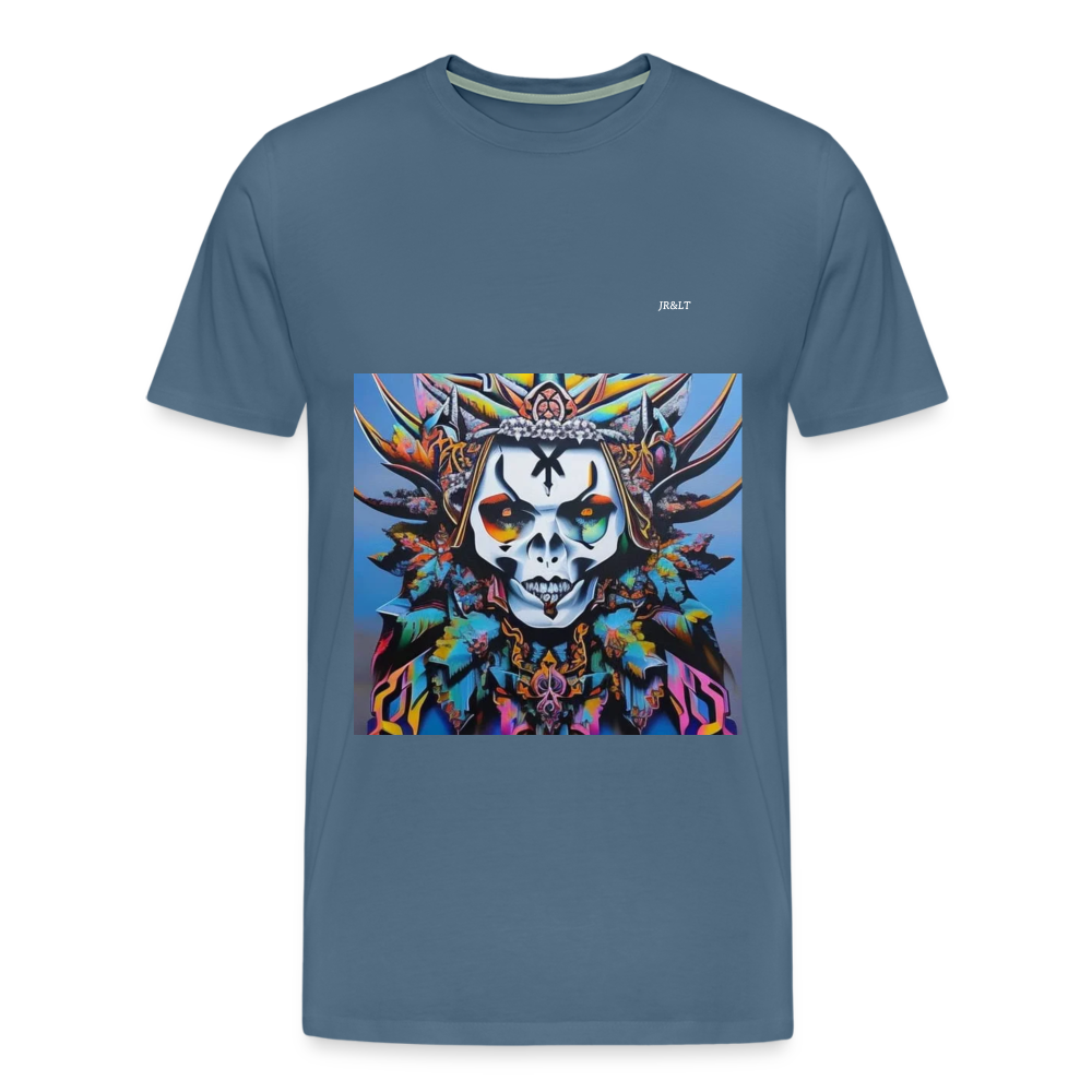 (Yūrei) MENS PREMIUM T-SHIRT - steel blue