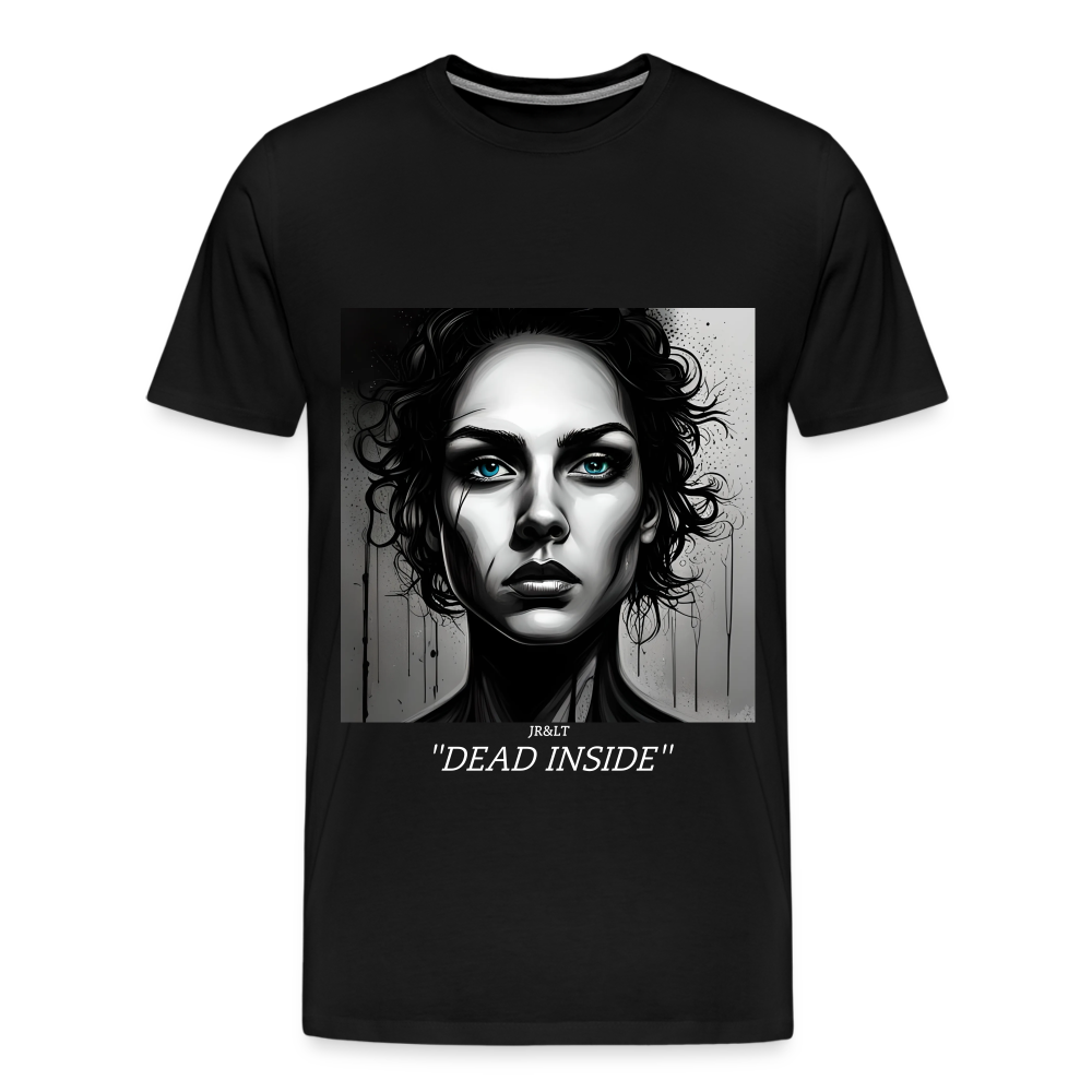 " DEAD INSIDE" MEN'S T-SHIRT - black