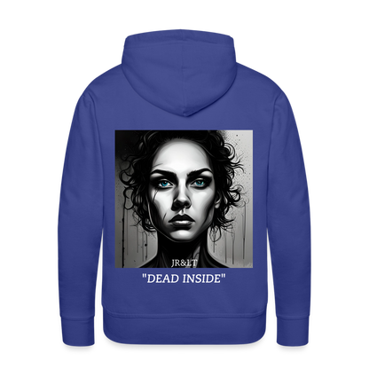 "DEAD INSIDE" MEN'S HOODIE - royal blue