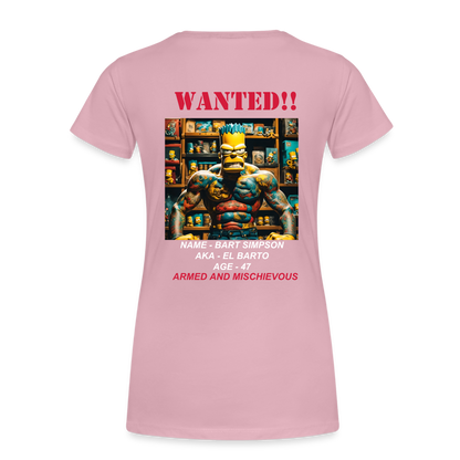 "WANTED" WOMEN'S T-SHIRT - rose shadow