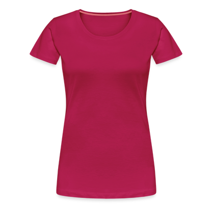 "WANTED" WOMEN'S T-SHIRT - dark pink