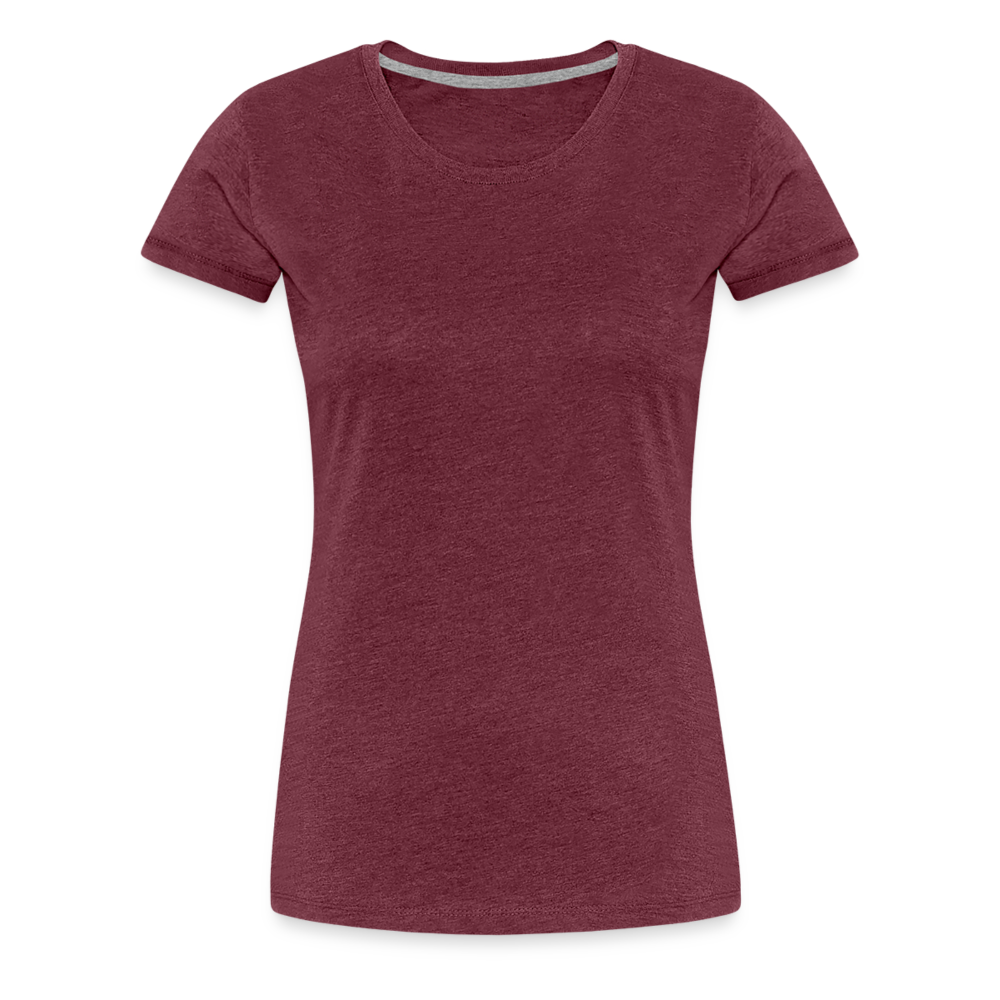 "WANTED" WOMEN'S T-SHIRT - heather burgundy