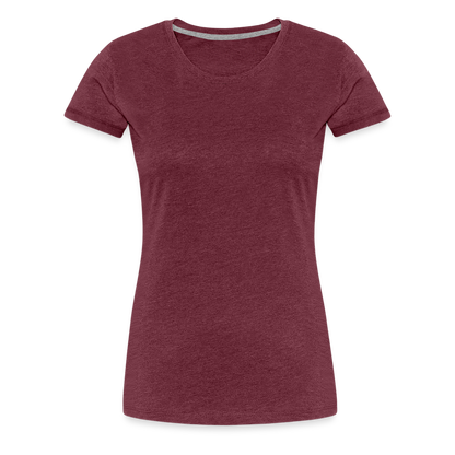 "WANTED" WOMEN'S T-SHIRT - heather burgundy