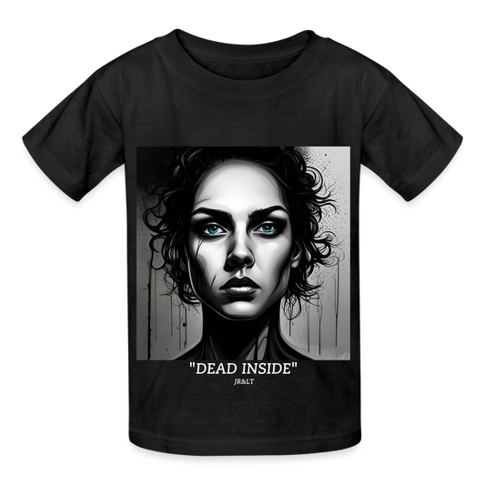 "DEAD INSIDE" CHILDREN'S T-SHIRT - black