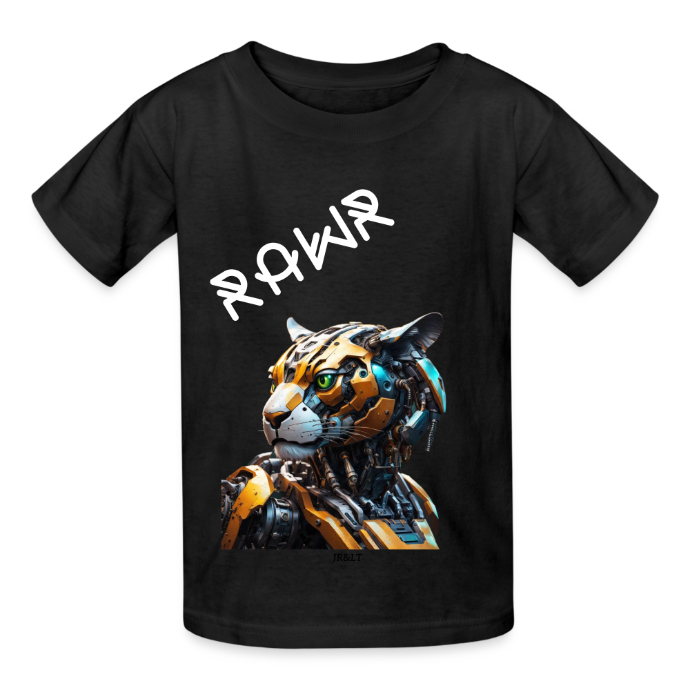 ( ROBO CAT) RAWR - KIDS T-SHIRT - black