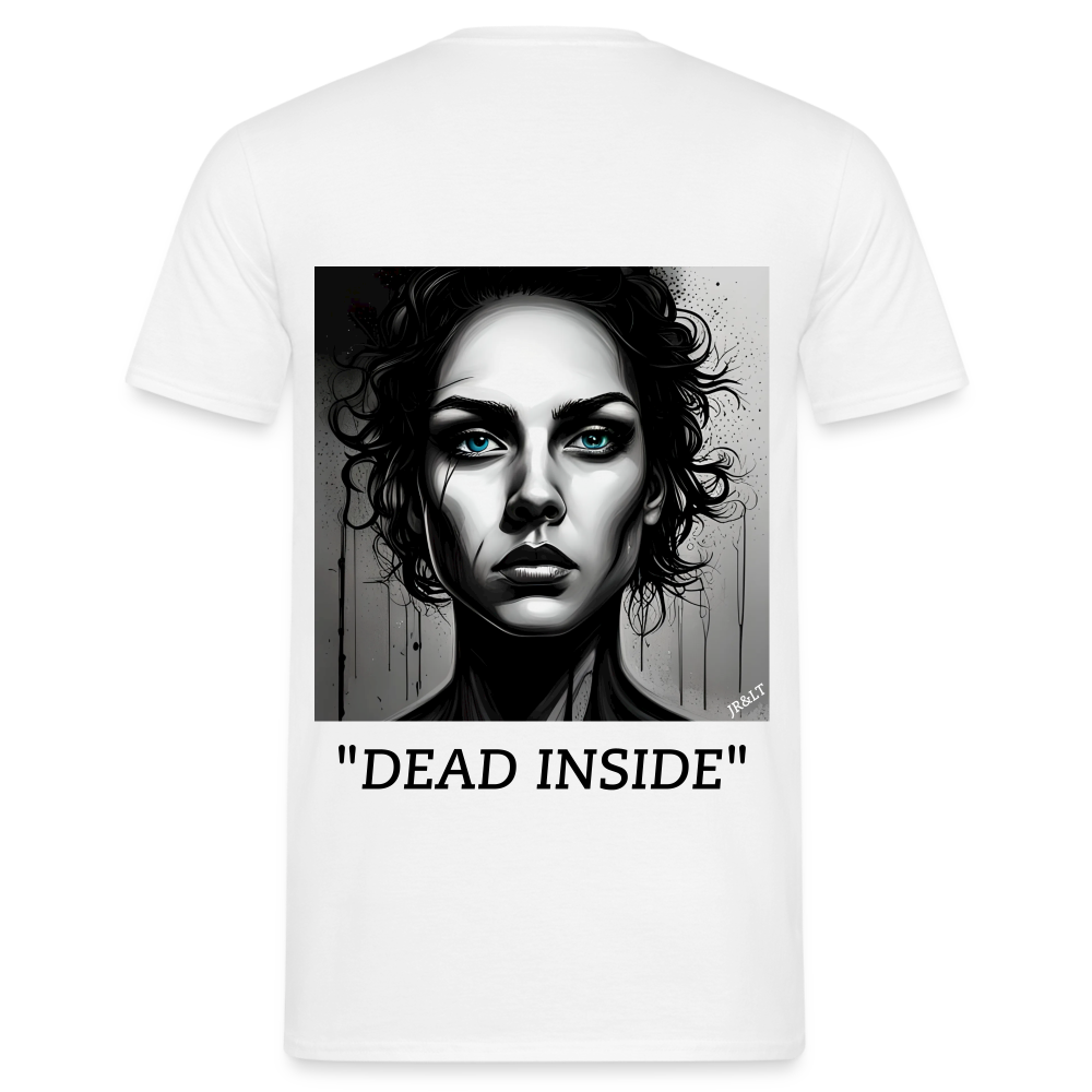 " DEAD INSIDE" MEN'S CLASSIC T-SHIRT - white