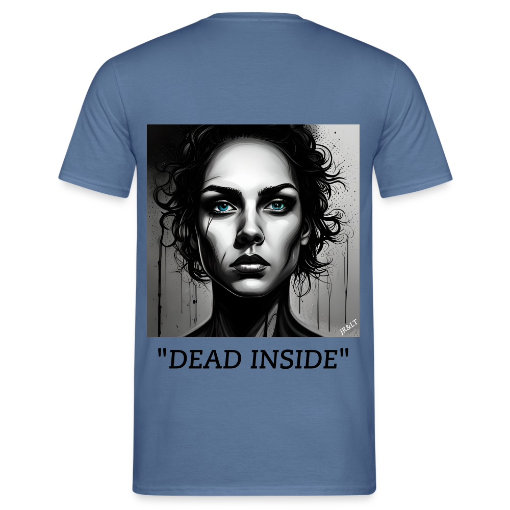 " DEAD INSIDE" MEN'S CLASSIC T-SHIRT - dove blue 