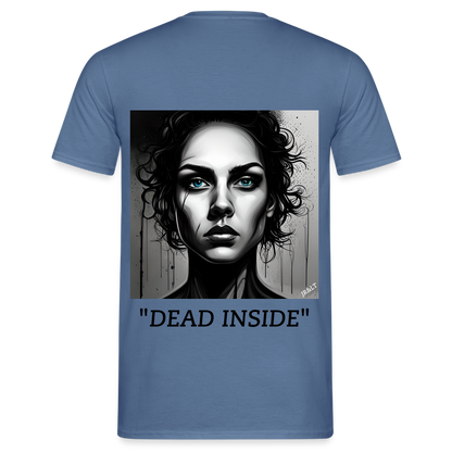 " DEAD INSIDE" MEN'S CLASSIC T-SHIRT - dove blue 