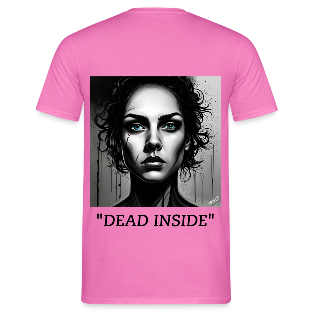 " DEAD INSIDE" MEN'S CLASSIC T-SHIRT - pink