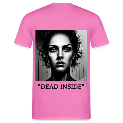 " DEAD INSIDE" MEN'S CLASSIC T-SHIRT - pink