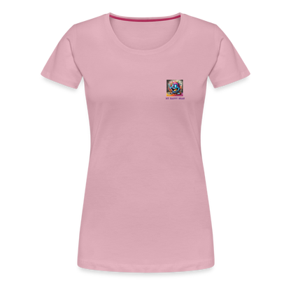 ( FLIK ) MY HAPPY BEAN - WOMEN'S PREMIUM T-SHIRT - rose shadow