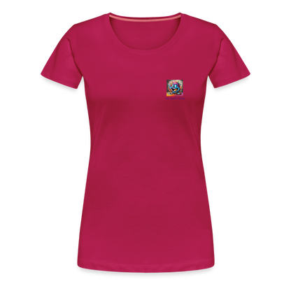 ( FLIK ) MY HAPPY BEAN - WOMEN'S PREMIUM T-SHIRT - dark pink