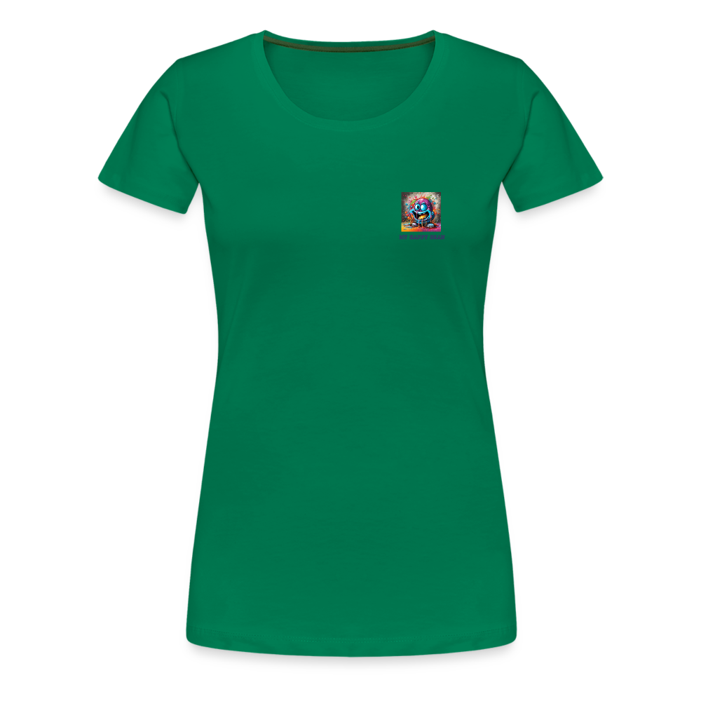 ( FLIK ) MY HAPPY BEAN - WOMEN'S PREMIUM T-SHIRT - kelly green