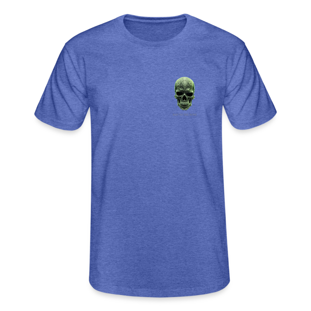 BAD TO THE BONE!! MEN'S CLASSIC T-SHIRT - heather blue