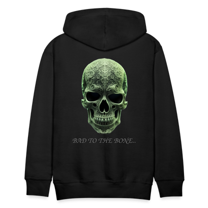 BAD TO THE BONE!! MEN'S HOODIE - black