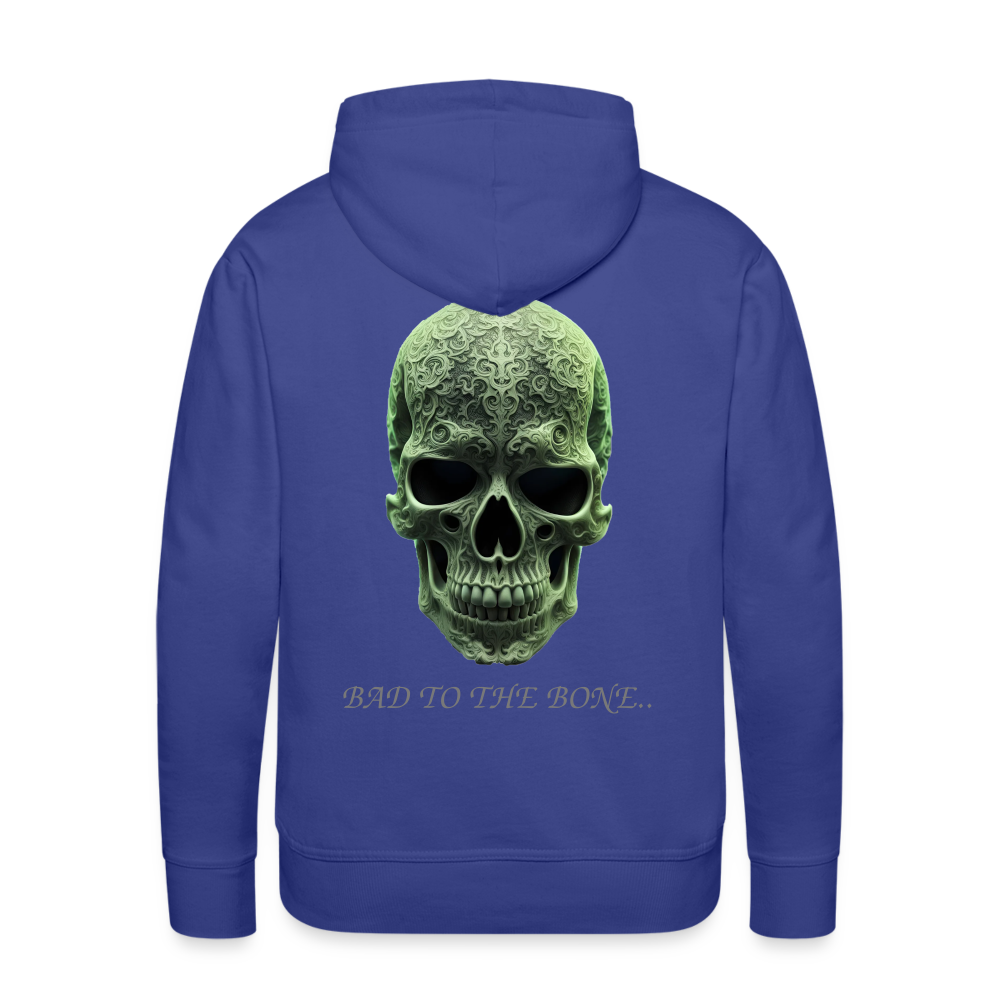 BAD TO THE BONE!! MEN'S HOODIE - royal blue