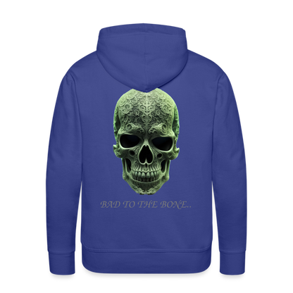 BAD TO THE BONE!! MEN'S HOODIE - royal blue