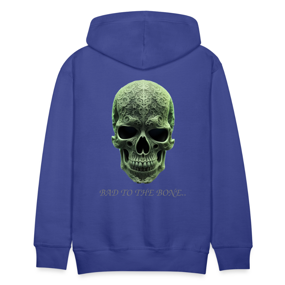 BAD TO THE BONE!! MEN'S HOODIE - royal blue