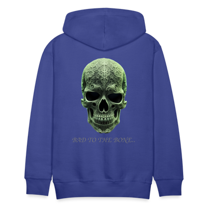 BAD TO THE BONE!! MEN'S HOODIE - royal blue