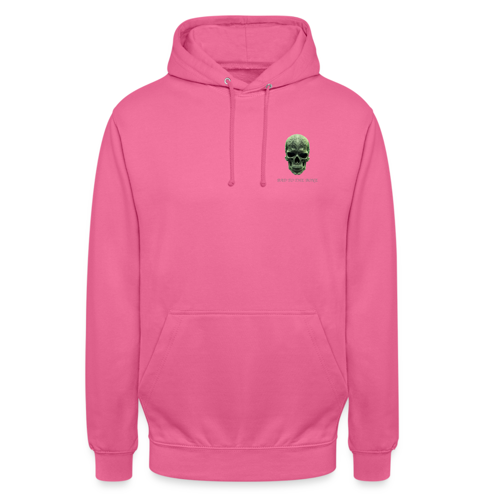 BAD TO THE BONE!! WOMEN'S  HOODIE - pink