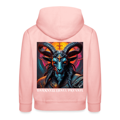 BAPHOMET!! CHILDREN'S HOODIE - crystal pink