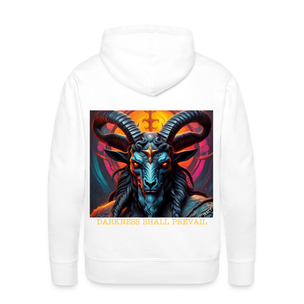 BAPHOMET!! MEN'S HOODIE - white