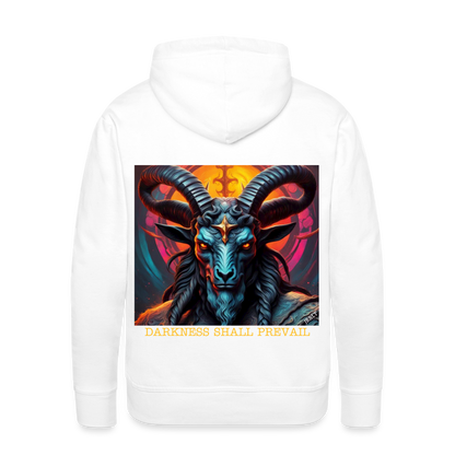 BAPHOMET!! MEN'S HOODIE - white