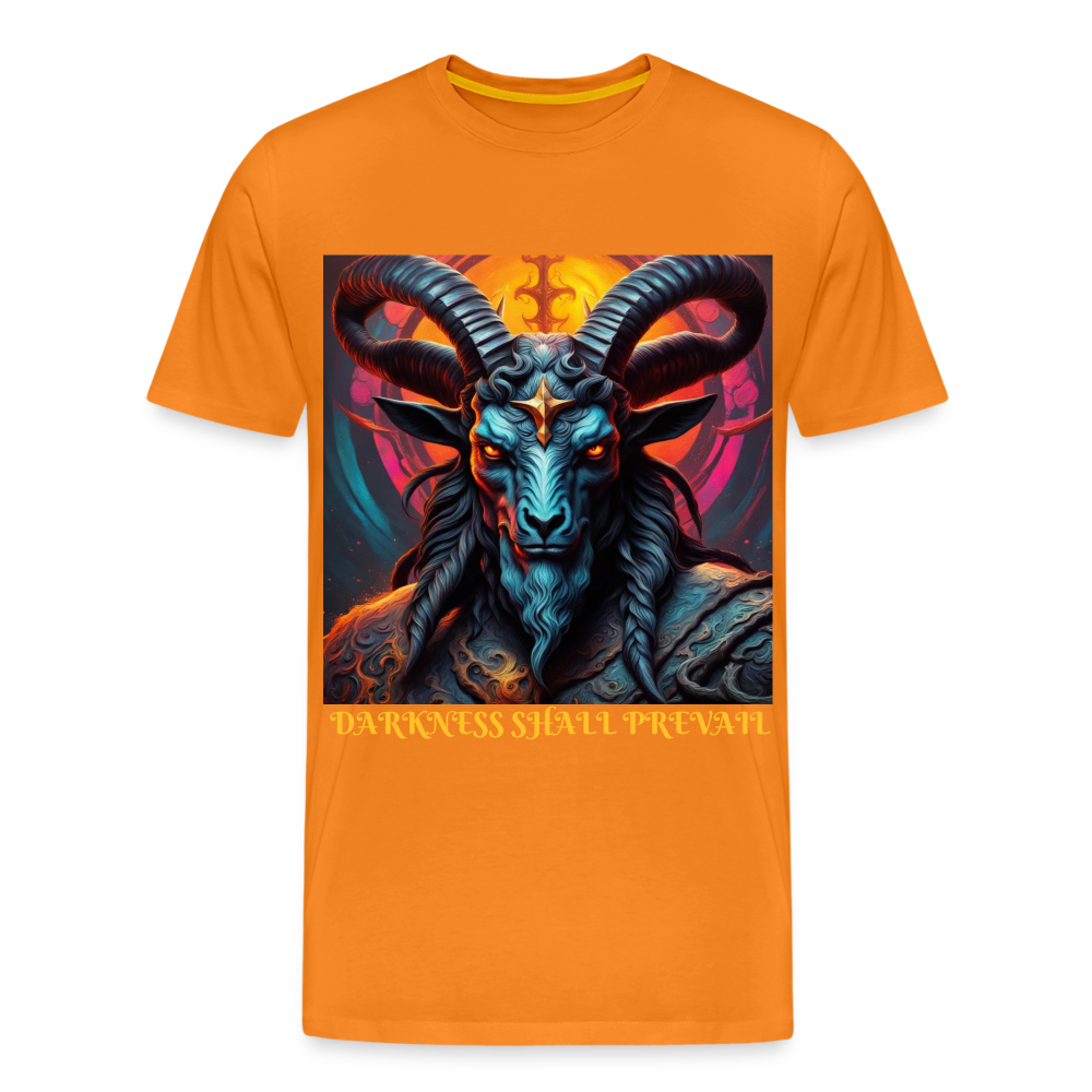 BAPHOMET!! MEN'S PREMIUM T-SHIRT - orange