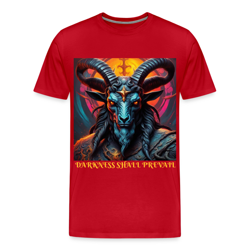 BAPHOMET!! MEN'S PREMIUM T-SHIRT - red