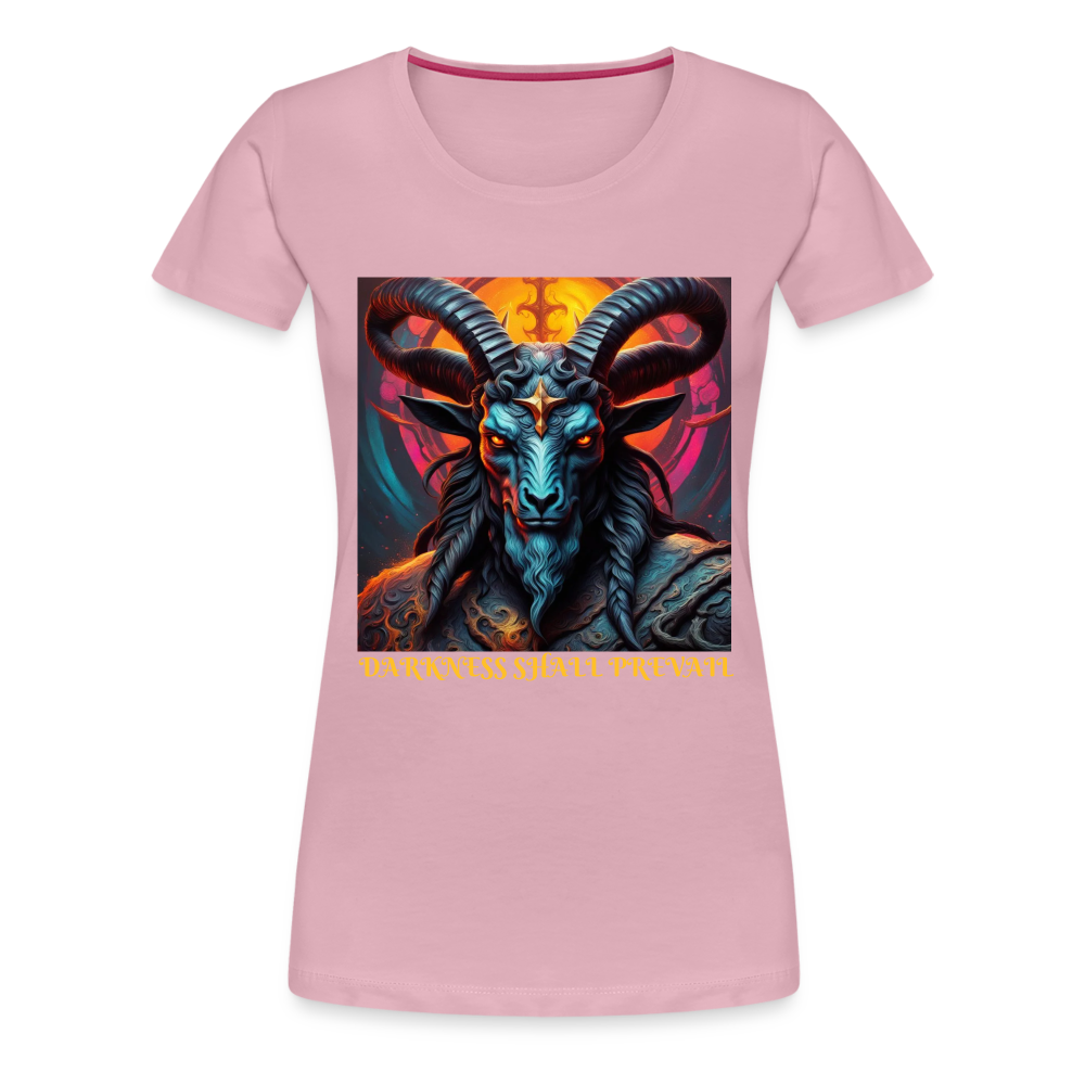 BAPHOMET!! WOMEN'S PREMIUM T-SHIRT - rose shadow