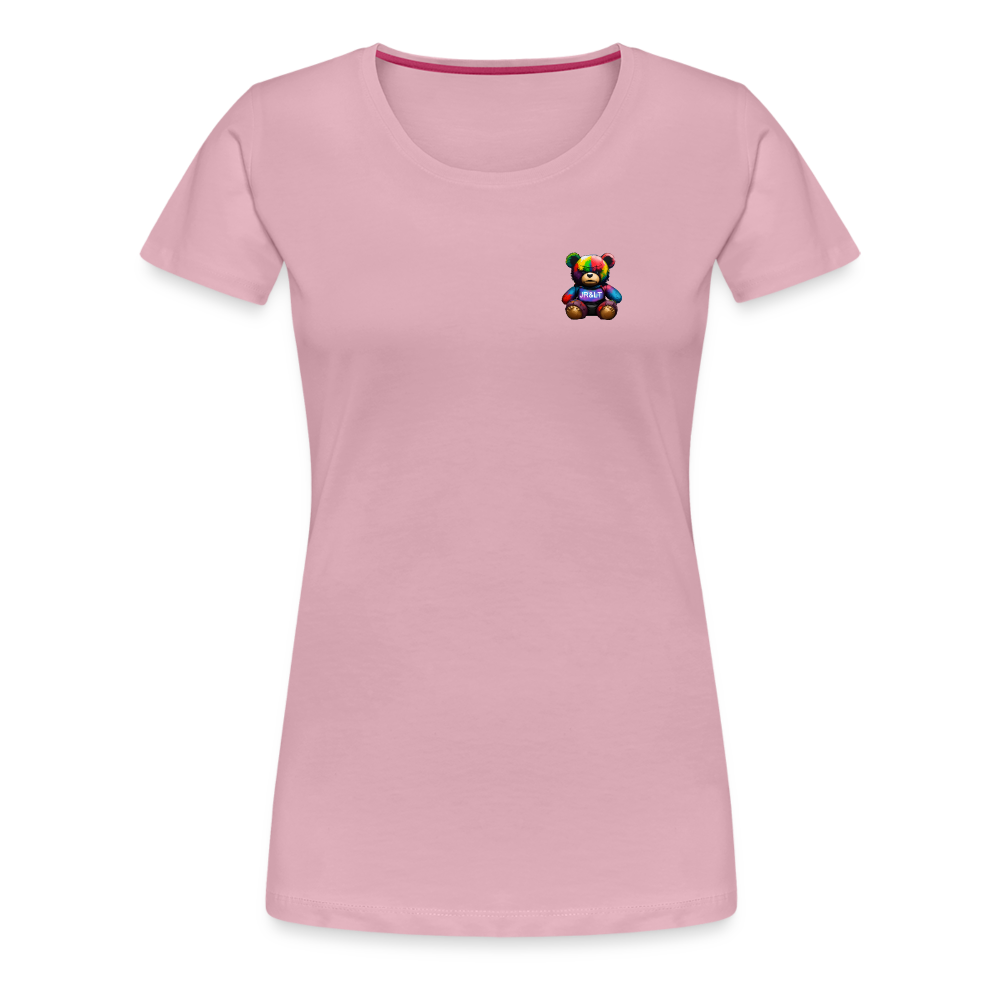 BATTLE BEAR!! WOMENS PREMIUM T-SHIRT - rose shadow