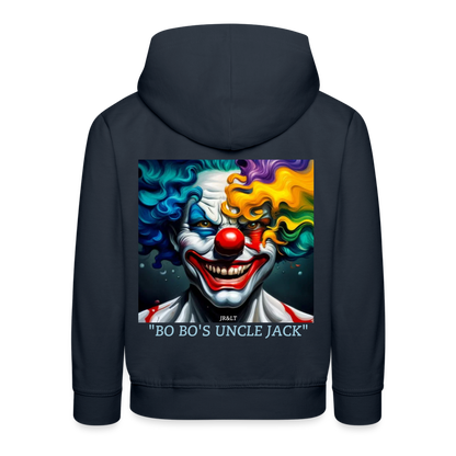 BO BO'S UNCLE JACK!! CHILDREN'S HOODIE - navy