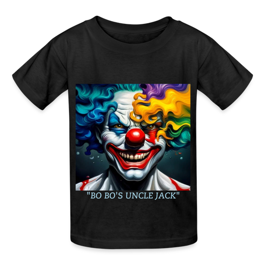 BO BO'S UNCLE JACK!! CHILDREN'S T-SHIRT - black