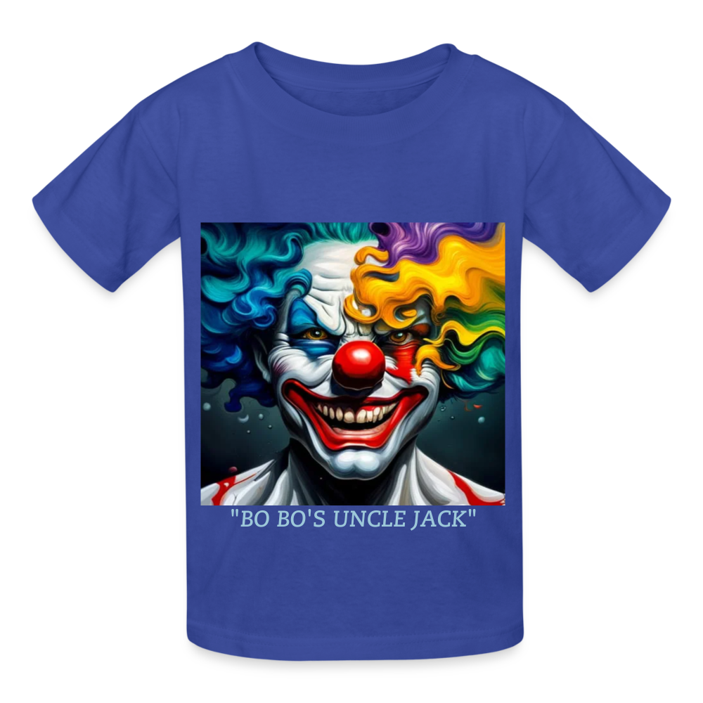 BO BO'S UNCLE JACK!! CHILDREN'S T-SHIRT - royal blue