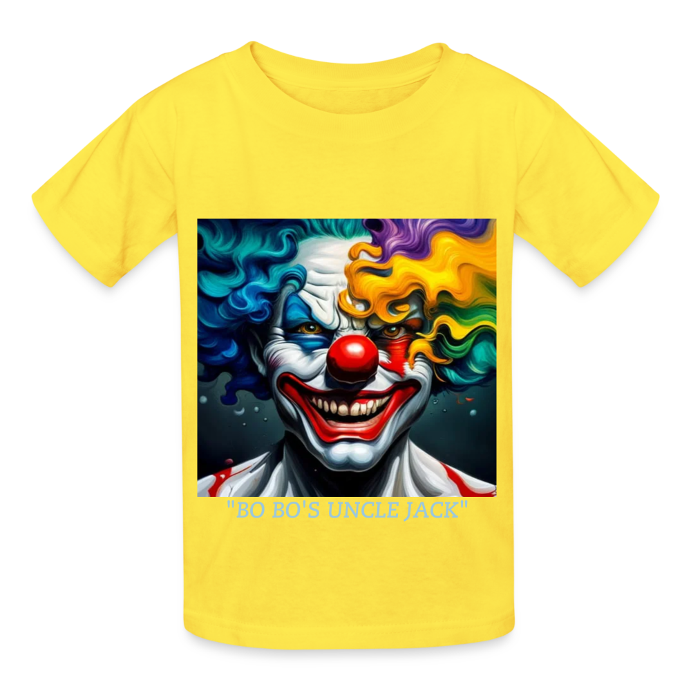 BO BO'S UNCLE JACK!! CHILDREN'S T-SHIRT - yellow