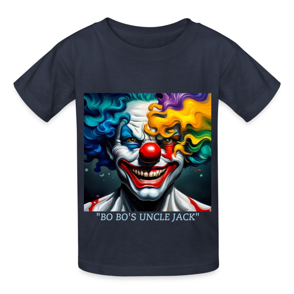 BO BO'S UNCLE JACK!! CHILDREN'S T-SHIRT - navy