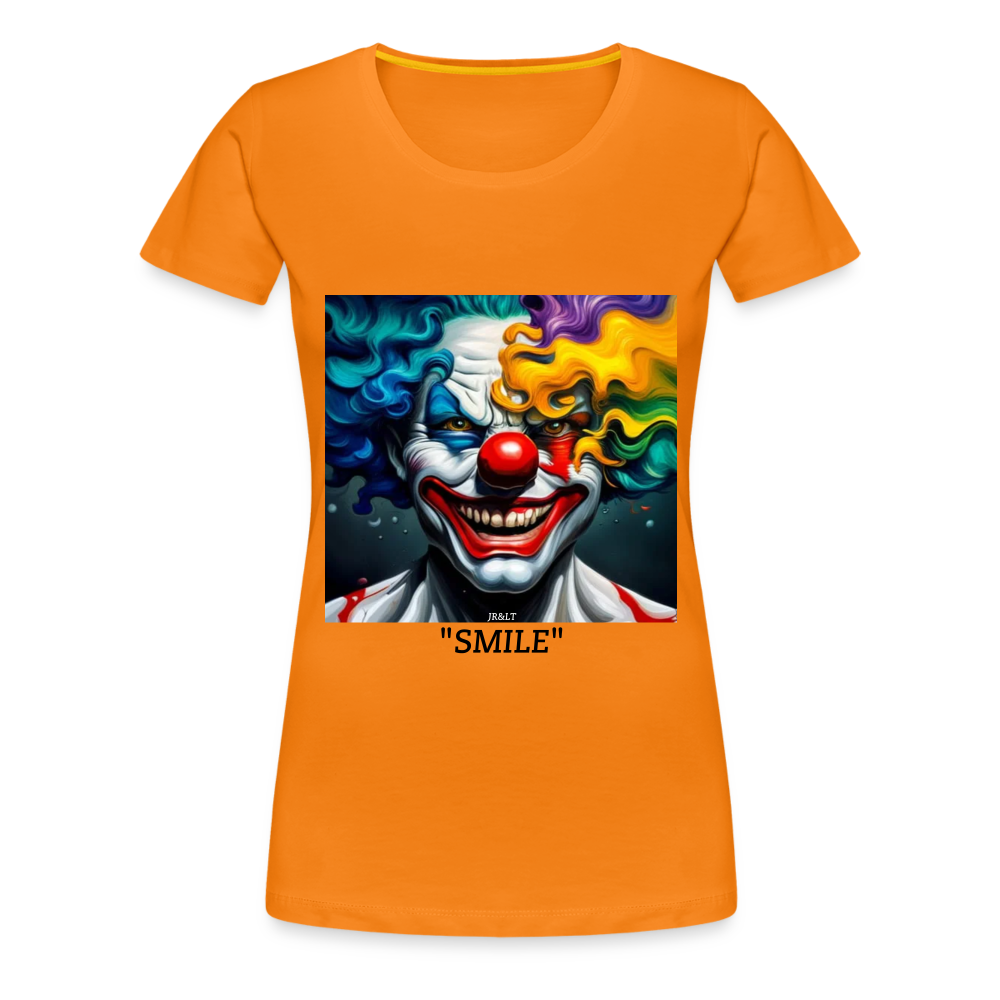 BO BO'S UNCLE JACK!! WOMENS PREMIUM T-SHIRT - orange